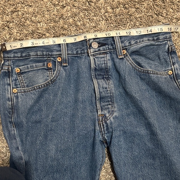 Levi's Men's Straight Blue Jeans - Picture 5 of 12